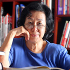 Woman reading.